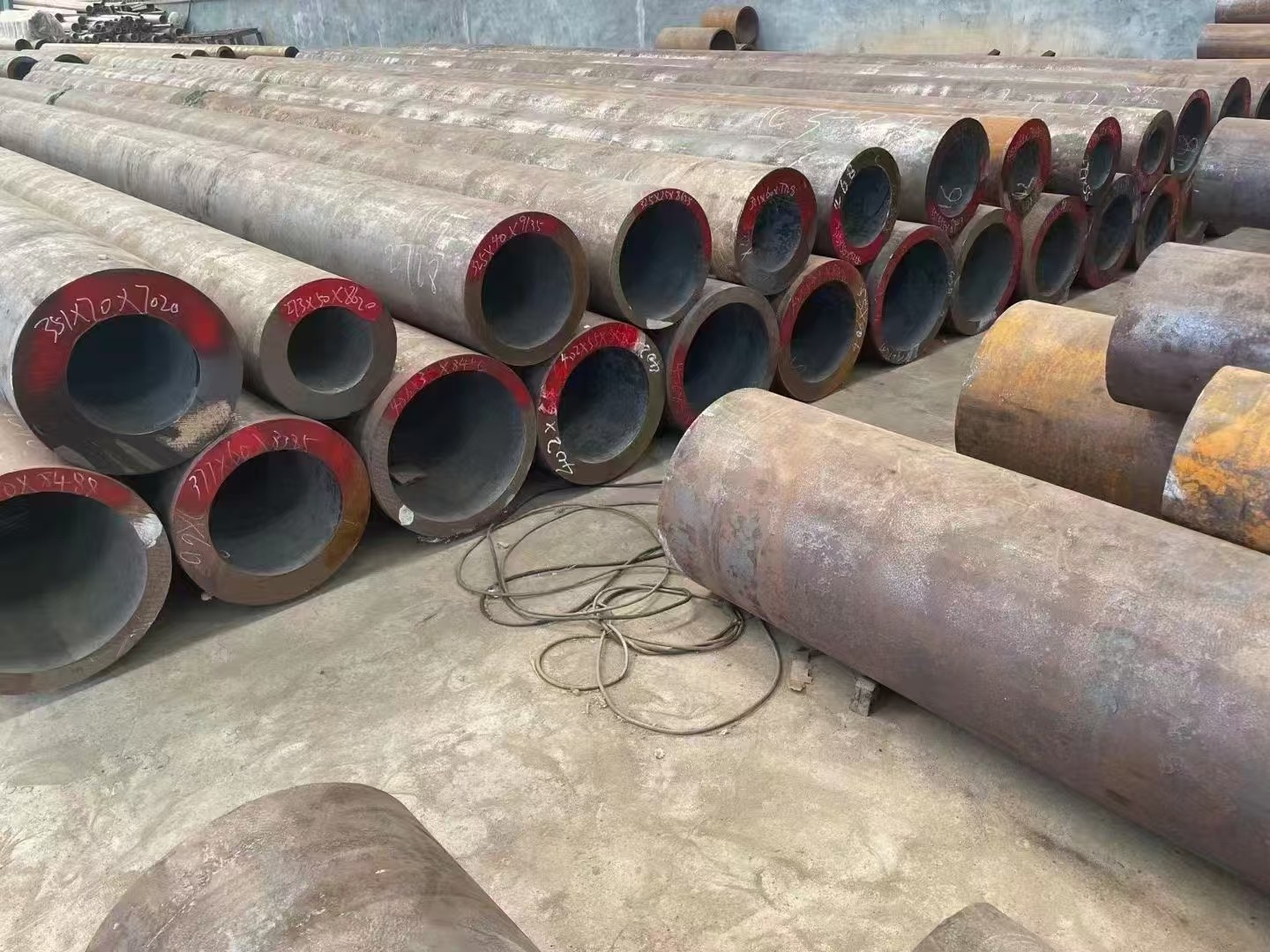云浮市无缝钢管切割定尺切割加工高压锅炉无缝管P91 - 厂家